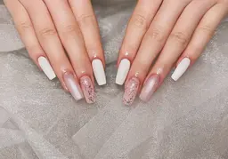 🍒チップ長さだし10本+持ち込みデザイン・パ一ツ付け放題「ジエルオフ無料」