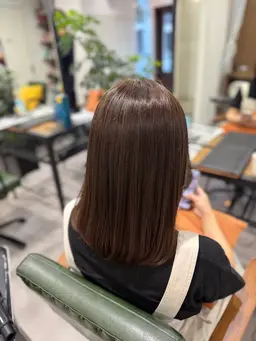 【⛄️🎄今だけ🉐レゾトリートメント付】アディクシーカラー➕Aujua 1stepTR