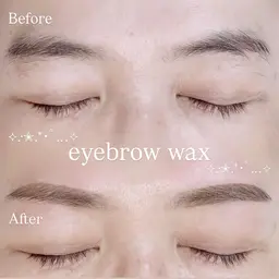 🥣 眉 wax 🥣 長さカット+ 間引き+ メイク仕上げ付 🥣