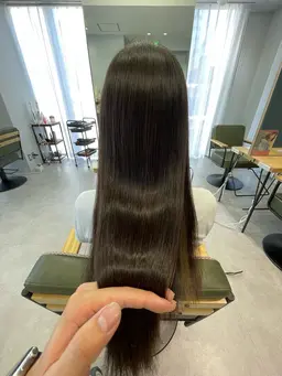 髪質改善ストレート+Aujua2ステップトリートメント