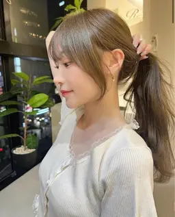 ブリーチなしのダブルカラー！💙❤️