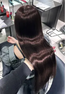 人気メニュー✨”艶”color +髪質改善+5step treatment✨#髪質改善カラー#艶カラー#透明感#枝毛