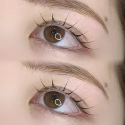 まつげパーマ（アイシャンプー付き）🌛🤍無料コーティング仕上げ𝜗𝜚