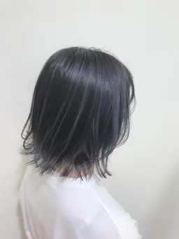 【トレンドヘア◎】顔周りデザインカット＋艶感カラー¥8450(ワンカラーのみ)
