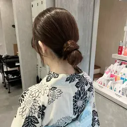 浴衣着付け＋ヘアセット🎆💫