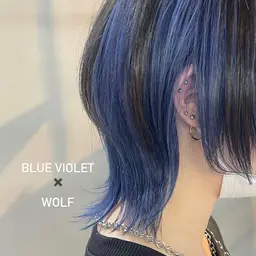 【💎より高彩度なインナーカラー】 カット ＋ インナーハイブリーチ（インナーケアブリーチ2回+オンカラー）