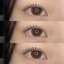 上まつ毛パーマ エクステついてる方は施術できないです オフも不可です。なにもまつ毛についてない方のみの施術