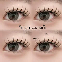 【新規限定】束仕上げ🖤フラットラッシュ80本🐈⬛ ͗💕