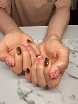 定額アート☆ケア+オイル保湿+オフごみでも同額です。