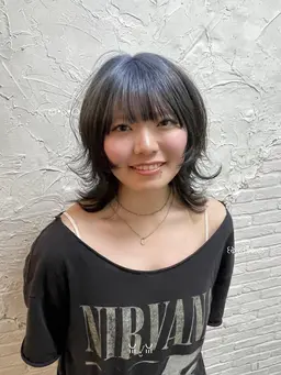 【撮影モデル】【ミニモ学割】🐯⚡️デザインカラー & カット&保湿トリートメント⚡️🐯(19:00~予約リクエスト)