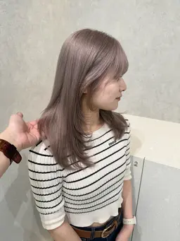 ☀️ハイトーンカラー☀️カット+ケアブリーチ+ヘアカラー240分※土日祝+￥1000