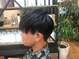 メンズカット＆眉カットor頭皮マッサージ