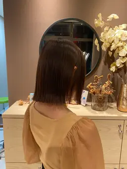 似合わせカット➕美髪酸性ストレート✨️