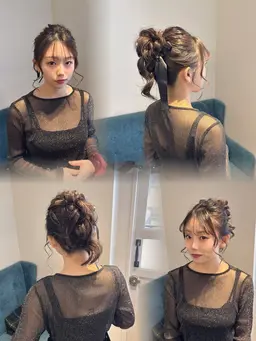 【大切な日のヘアセット🎀】💕イベント・お呼ばれ・推し活360度可愛くします🧸💓