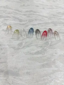 🌟長さだし10本込、ワンカラー✨️オフ込み🍒ネイルモデル募集中💅🏻