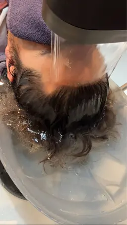 シェービング＋ヘッドスパ10分＋頭浸浴