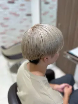 メンズカット＋1ブリーチオンカラー