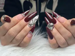 フレンチ+ストーン(チップ長さ出し)