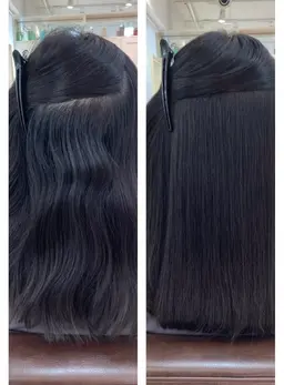 柔らかくまとまる🫶地毛風ストレート+髪質改善トリートメント💞