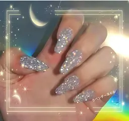 💅【ソフトジェルオフ無料♡Hand】🌟星屑キラキラ ネイル✨フラッシュワンカラー¥4,980