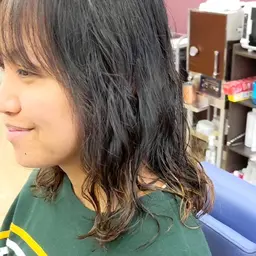 【主婦さんにも好評】カット+ゆるふわパーマ+トリートメント (肩程の長さまでが対象⭕)