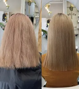 【ブリーチしてても当てれる!?】ハイトーンの方オススメ縮毛矯正❄️✨