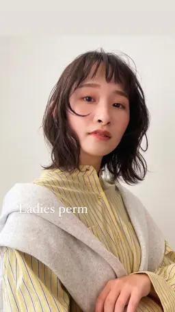 《Ladie’s only》🌀cut+似合わせperm🌀