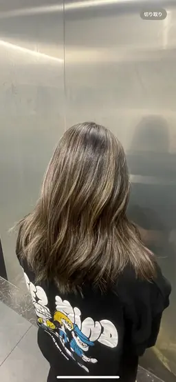 💙ケアブリーチ込み💙ナチュラルハイライトカラー☆前処理材付き