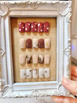 期間限定🉐バレンタイン❤️シンプルデザインメニュー💅