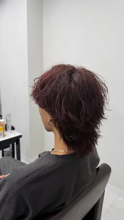 【モテるパーマ】メンズカット➕波巻きスパイラルパーマ