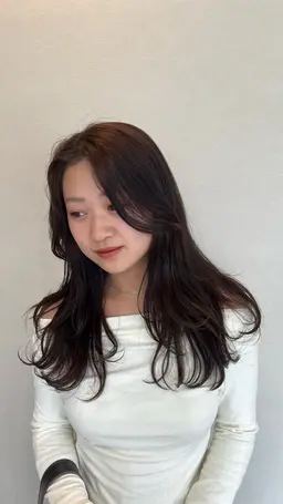 【オーガニックカラー☘️】🔗 One COLOR +layer CUT✨ ワンカラー+レイヤー/顔周りレイヤー