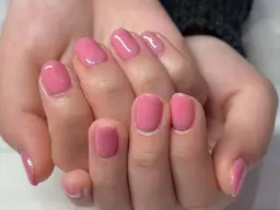 【ソフトジェルオフなし】200色から選択可能◎　ワンカラー/ラメグラ　平日¥5000/土日祝¥5500