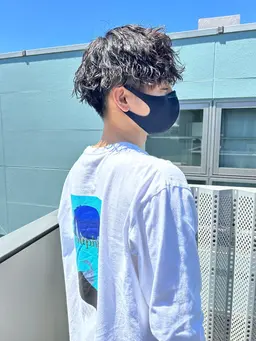 【 メンズ限定 】カット+パーマ🪼🤍