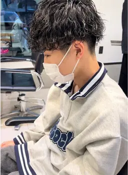 メンズカット＋パーマ
