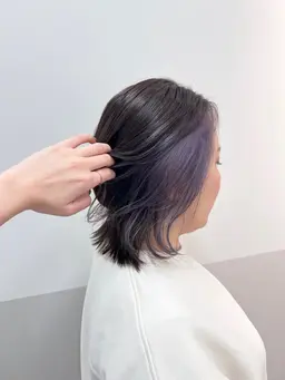 《周りと差をつける》カット+インナーカラー+イルミナケアカラー