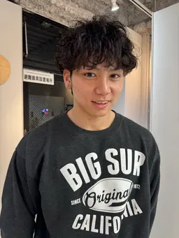 【men's限定‧⁺ ⊹˚.】🌪メンズカット+パーマ+COTAクレンジングシャンプー🌪