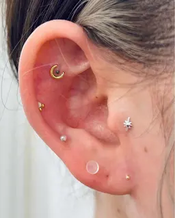 【すぐ予約不可】耳つぼジュエリー🌙特別価格☪️ パーツ選び放題6粒💎ミニモ特別価格で追加ジュエリー可！