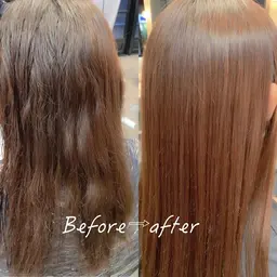 💈【縮毛矯正ストレート】＋【French dry cut】