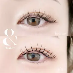 《フラットラッシュ×まつげパーマ✨》&Healthy（アンドヘルシー）100本