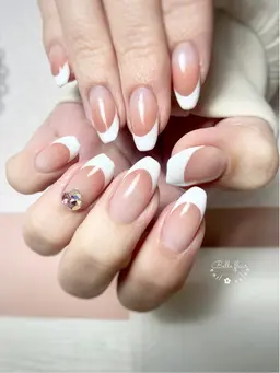 フレンチネイル(ベース有りは¥5,500)