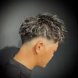 メンズカット+メッシュ