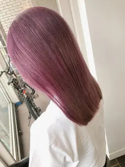 ダブルカラー(ブリーチ1回オンカラー1回)×トリートメント【平日限定】