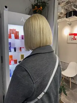 【ブリーチ毛も可🙆】"最上級の艶髪"カット+酸性ストレート