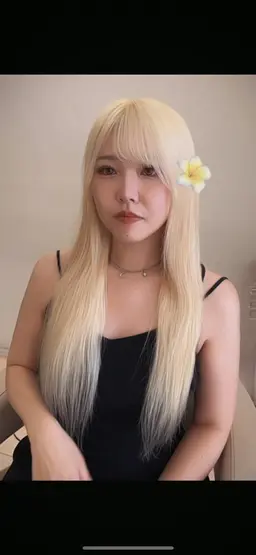 カット✖️1ブリーチ✖️零秒女神トリートメント🐰💞