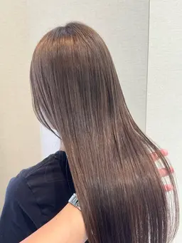 【透明感✨】ブリーチなしダブルカラー×レイヤーカット×トリートメント🎈✨