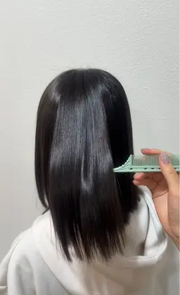 💫巻ける艶髪ストレート💫癖が弱くまとまりが欲しい方向け🎀