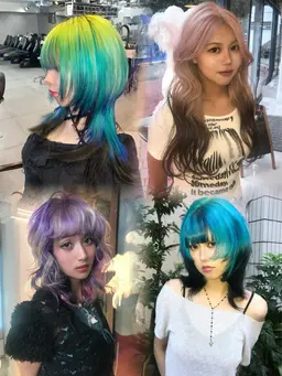 【U24】ブリーチリタッチ➕デザインカラー+髪質改善トリートメント˙˚∘⊹🦋⊹∘˚˙