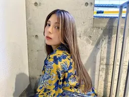 外国人風3Dハイライトカラー+ワンカラー