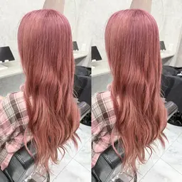 ❤️🔥リタッチブリーチ+オンカラー+レディース整えカット(2センチ)❤️🔥