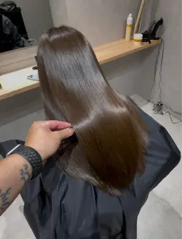 カット+美髪縮毛矯正+トリートメント